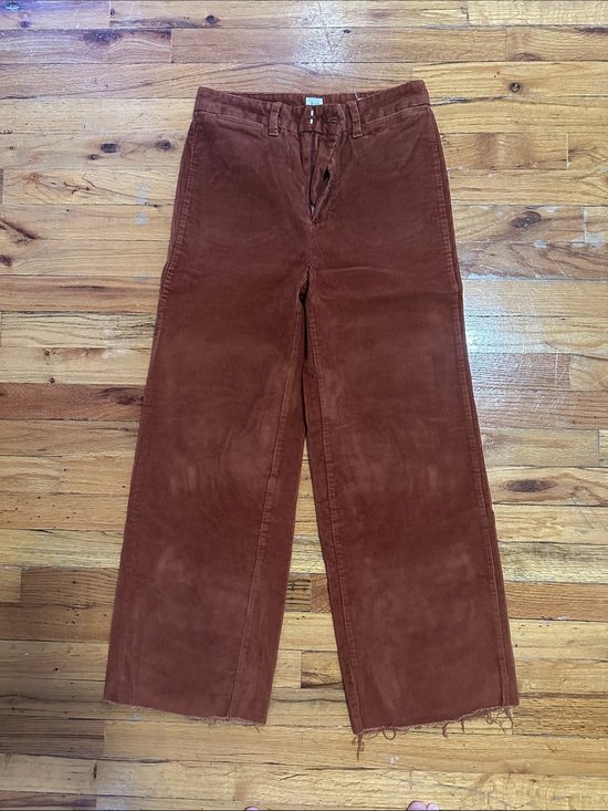 GAP Pants - GAP Women’s Corduroy Wide-Leg Pants in Rust Brown